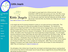 Tablet Screenshot of little-angels.org